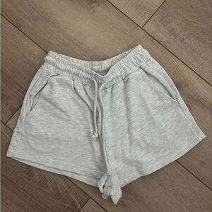 Zara Light Gray Athletic Shorts